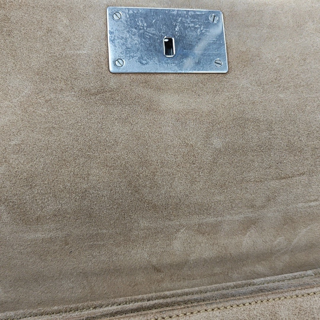 Suede Shoulder Bag Brown