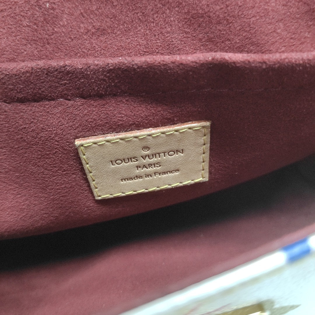 LV × TM ANNIE Monogram Coated Canvas White