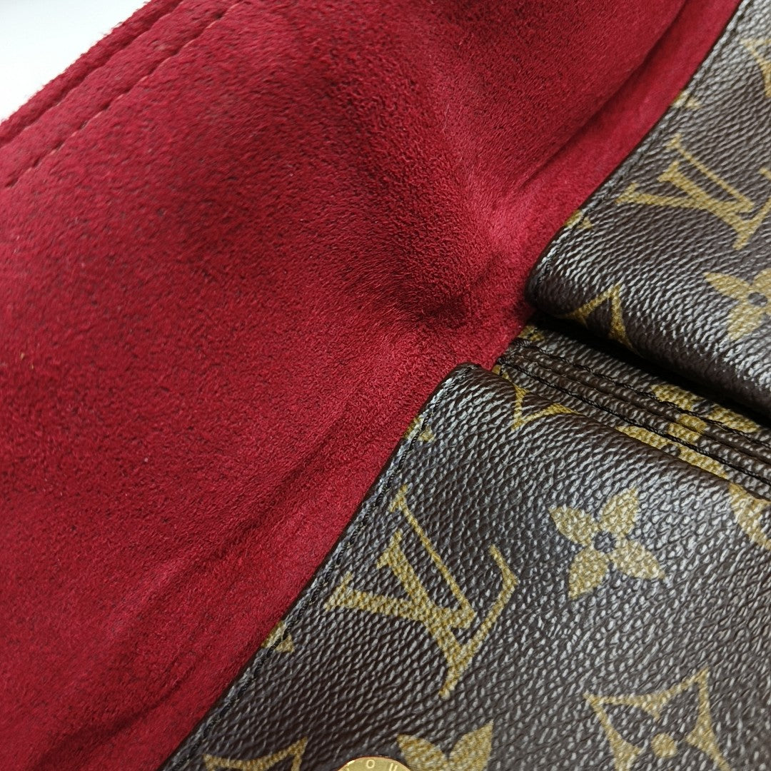 VIVA CITE Monogram Coated Canvas Brown