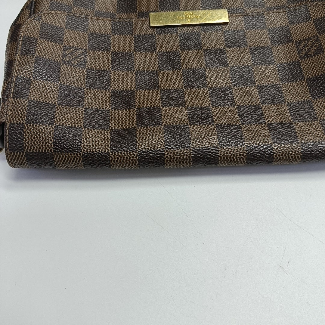 FAVORITE PM Coated Canvas Brown