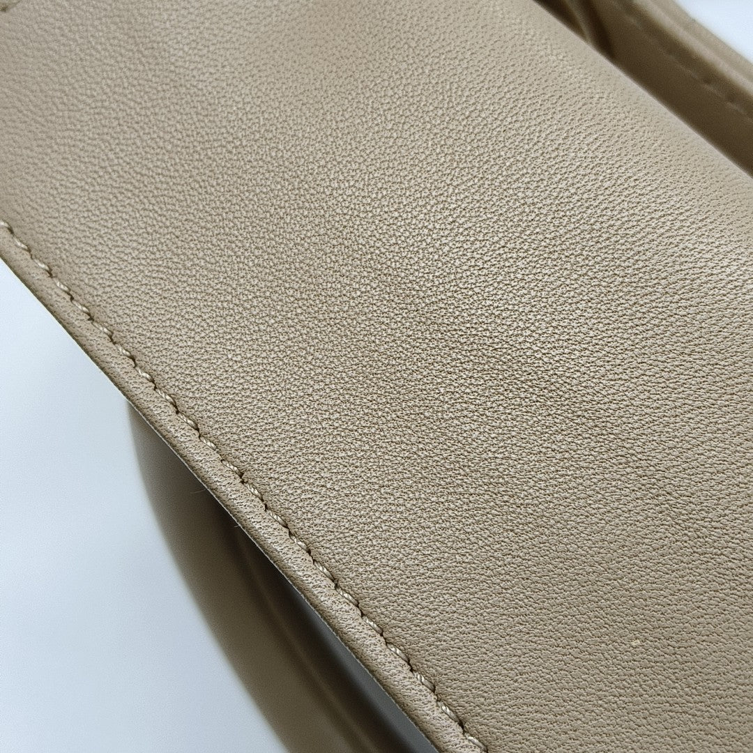 Lady D-Joy Small Cannage Lambskin Beige