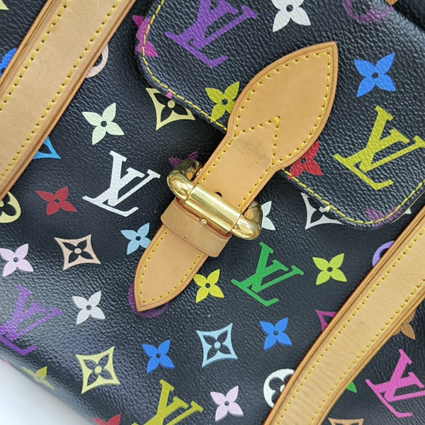LV × TM AURELIA Monogram Coated Canvas Black