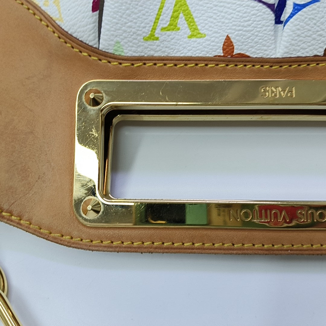 LV × TM JUDY PM Monogram Coated Canvas White