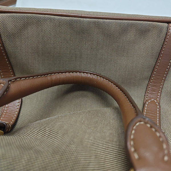 Fabric Tote Bag Brown