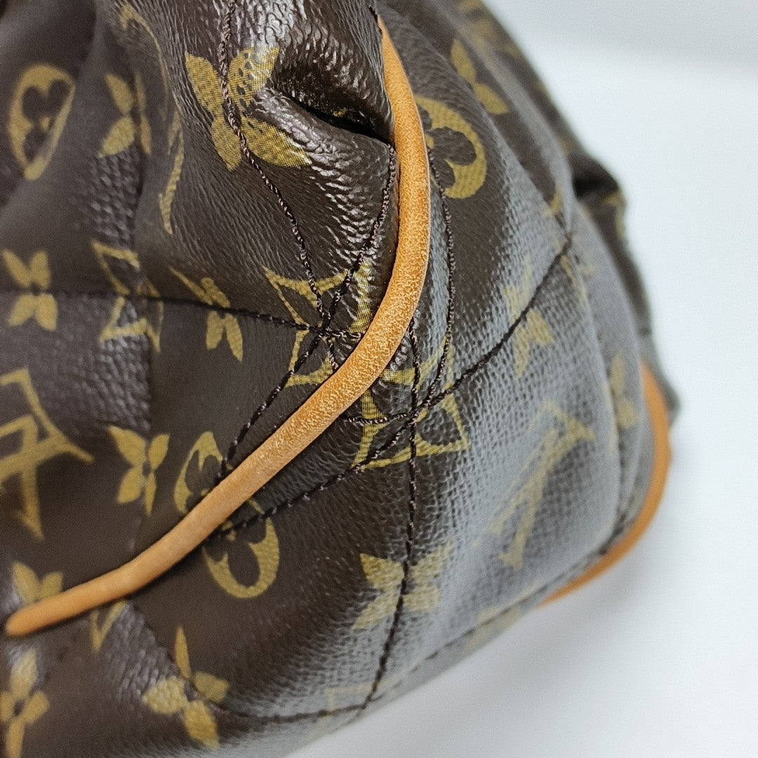ETOILE CITY PM Monogram Coated Canvas Brown