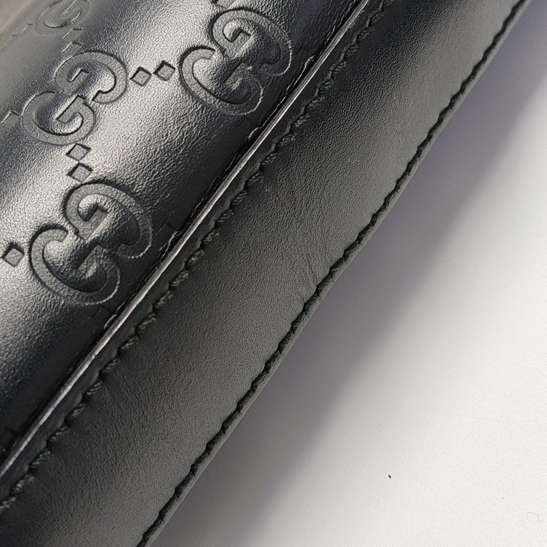 Signature Monogram Calfskin Black