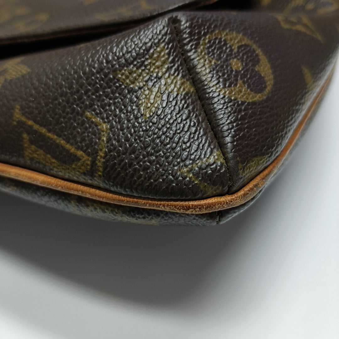 MUSETTE TANGO PM Monogram Coated Canvas Brown