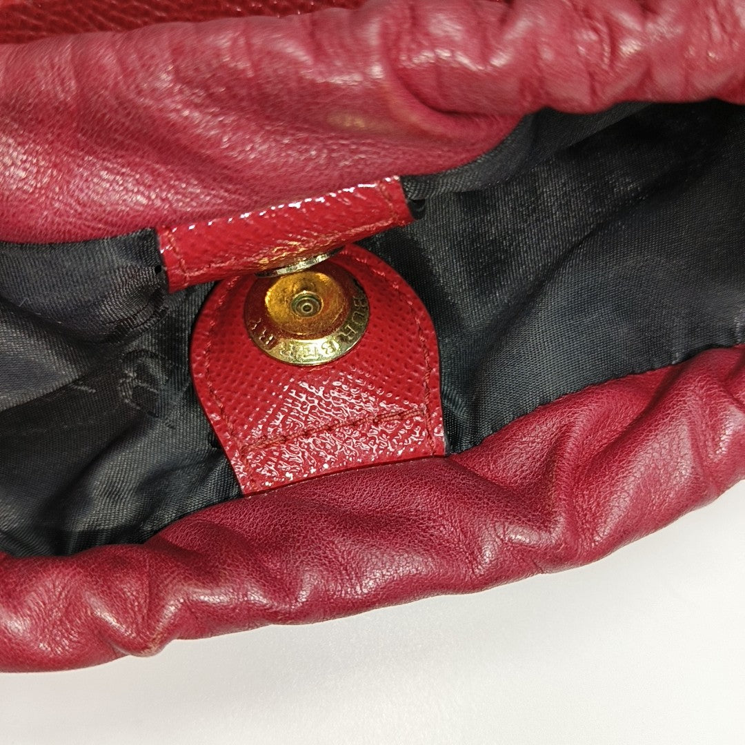 Calfskin Shoulder Bag Red