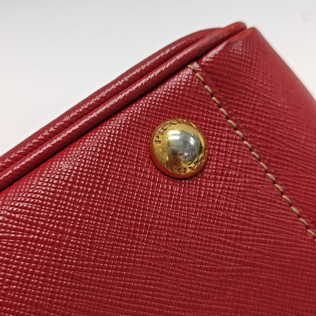 Suitcase Saffiano Calfskin Red