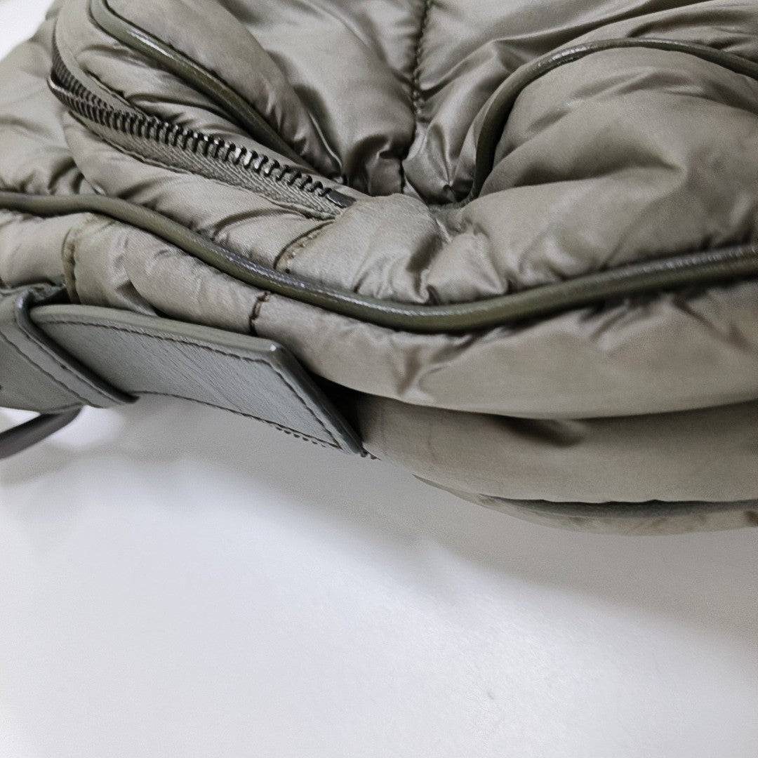 Quilted Nylon Gray