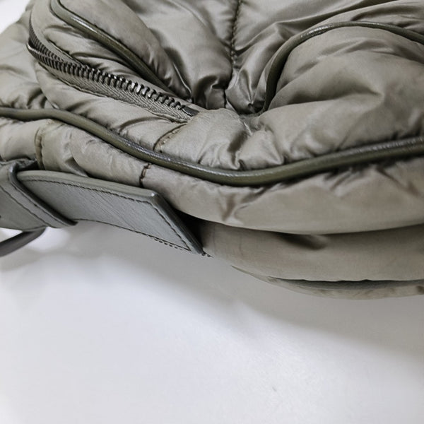 Quilted Nylon Gray