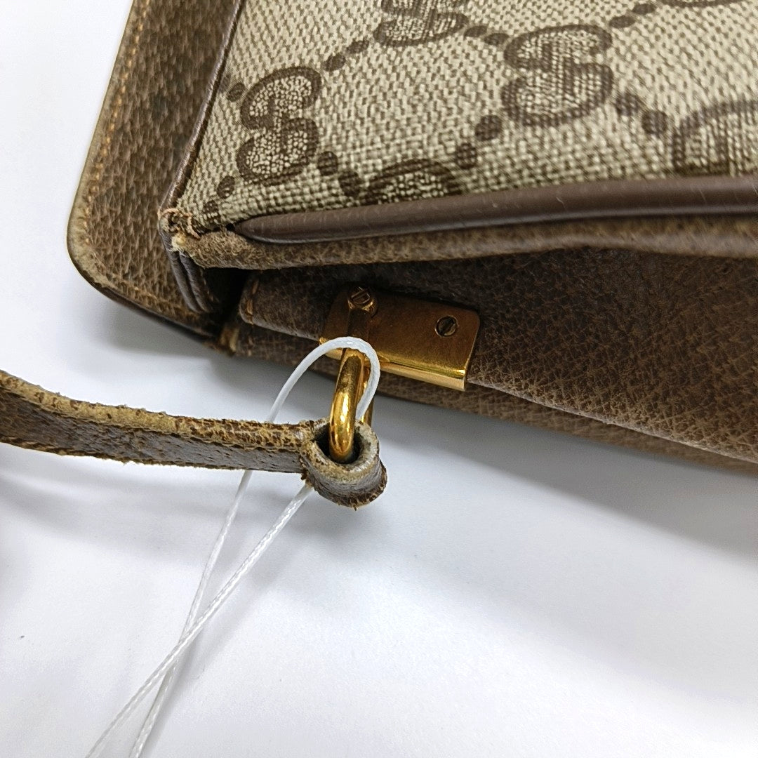 Ophidia Monogram Coated Canvas Beige