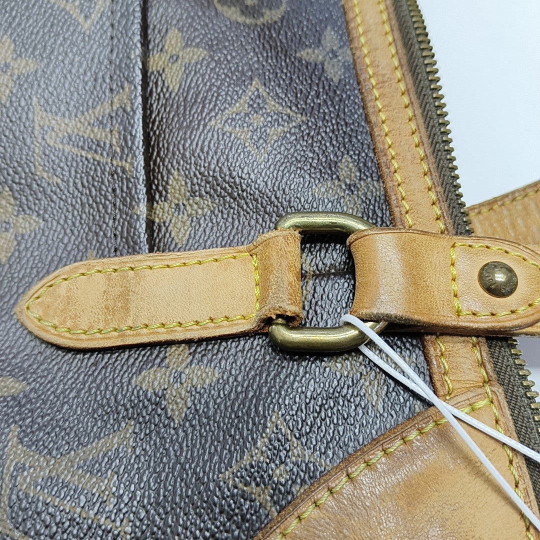 ODEON Monogram Coated Canvas Brown