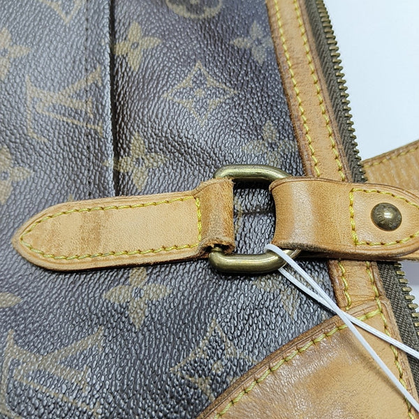 ODEON Monogram Coated Canvas Brown
