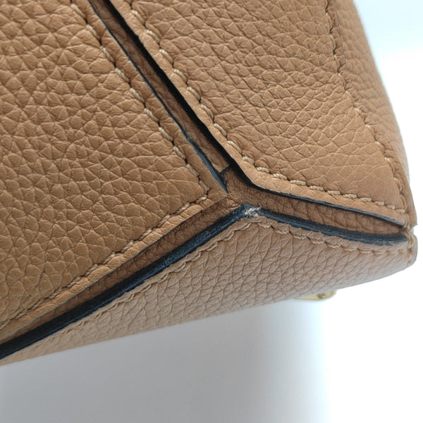 Puzzle Medium Calfskin Brown