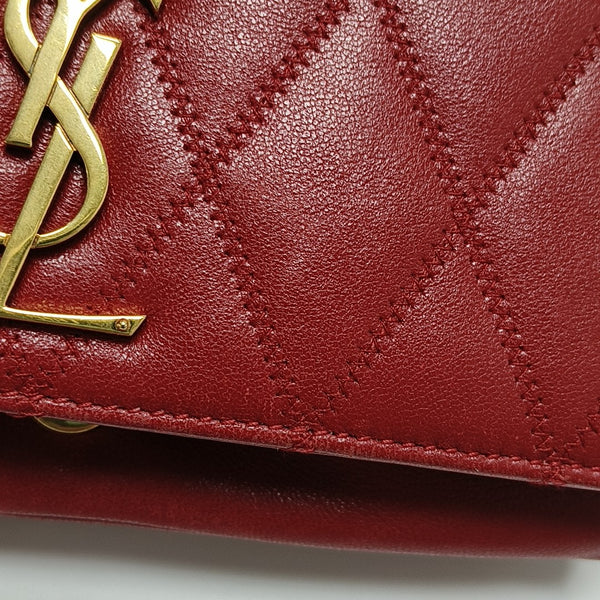 ANGIE Quilted Lambskin Red