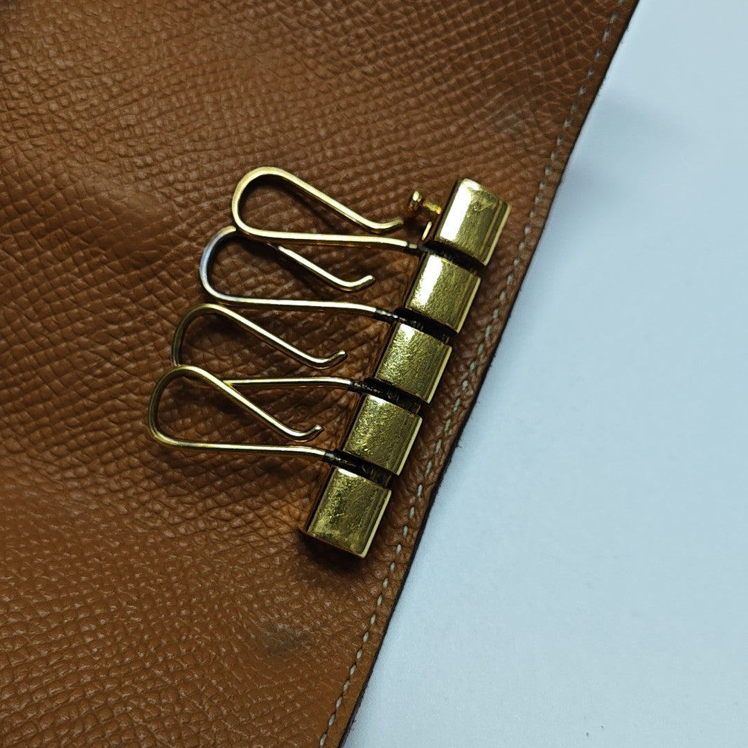 Bearn Epsom Brown Key Pouch