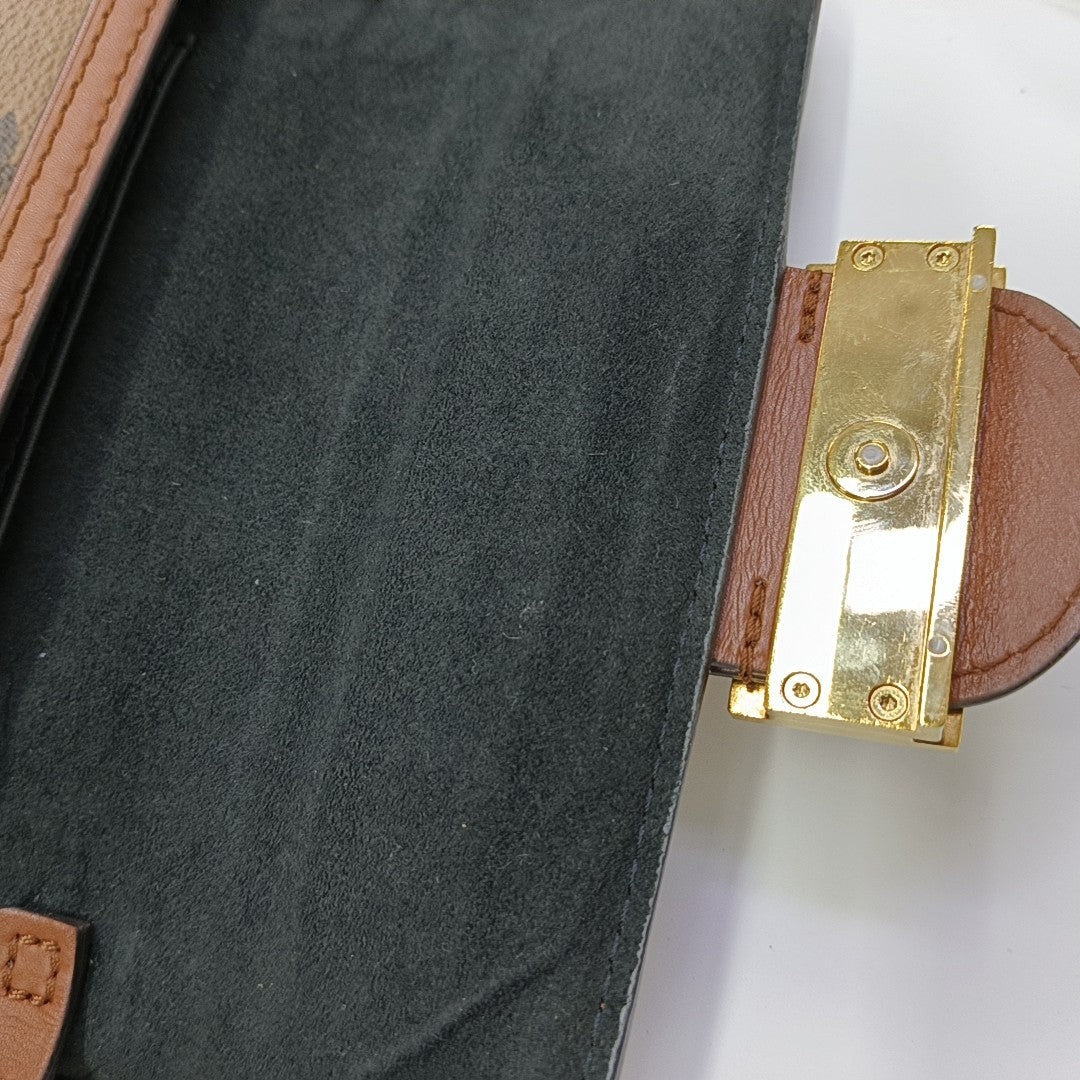DAUPHINE WOC Monogram Coated Canvas Brown