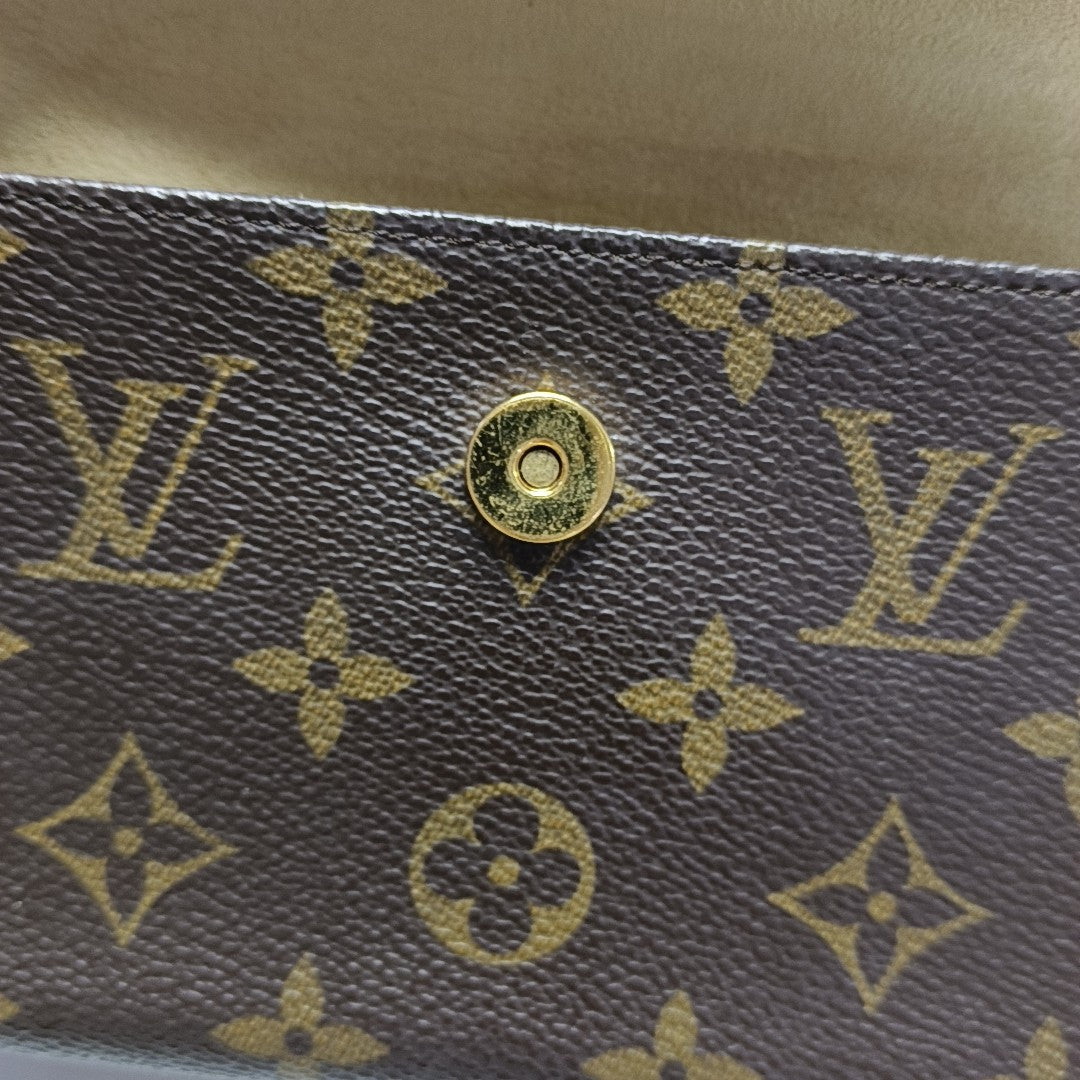 FLORENTINE Monogram Coated Canvas Brown