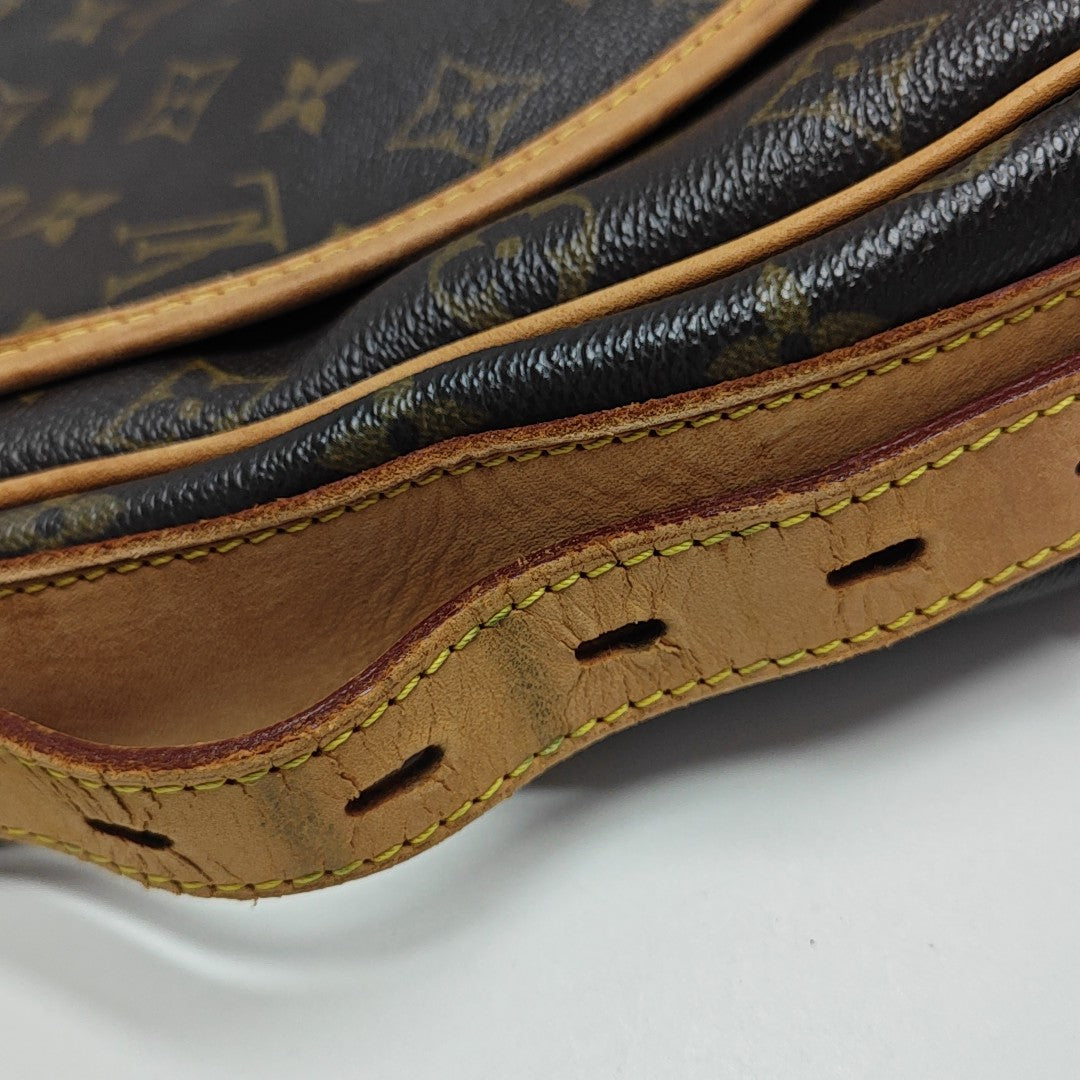 TULUM GM Monogram Coated Canvas Brown