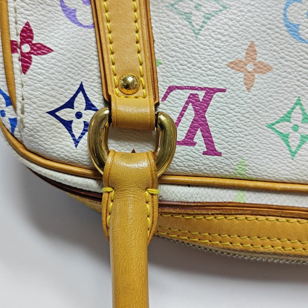 LV × TM PRISCILLA Monogram Coated Canvas White
