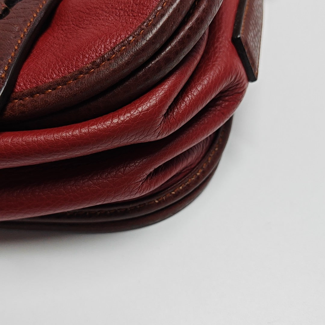 Calfskin Shoulder Bag Red