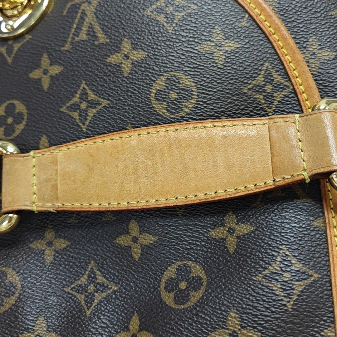 TULUM GM Monogram Coated Canvas Brown