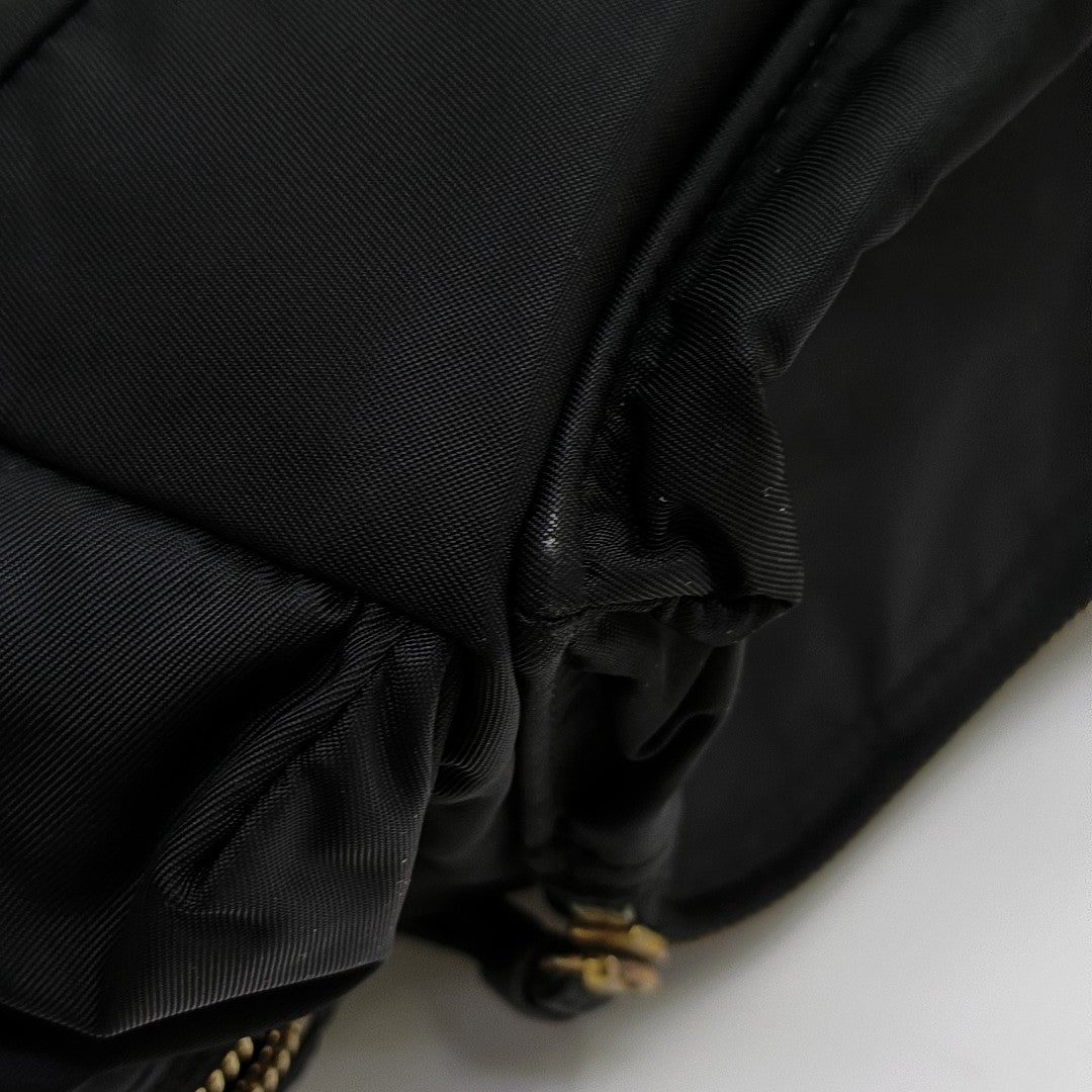Nylon Backpack Black
