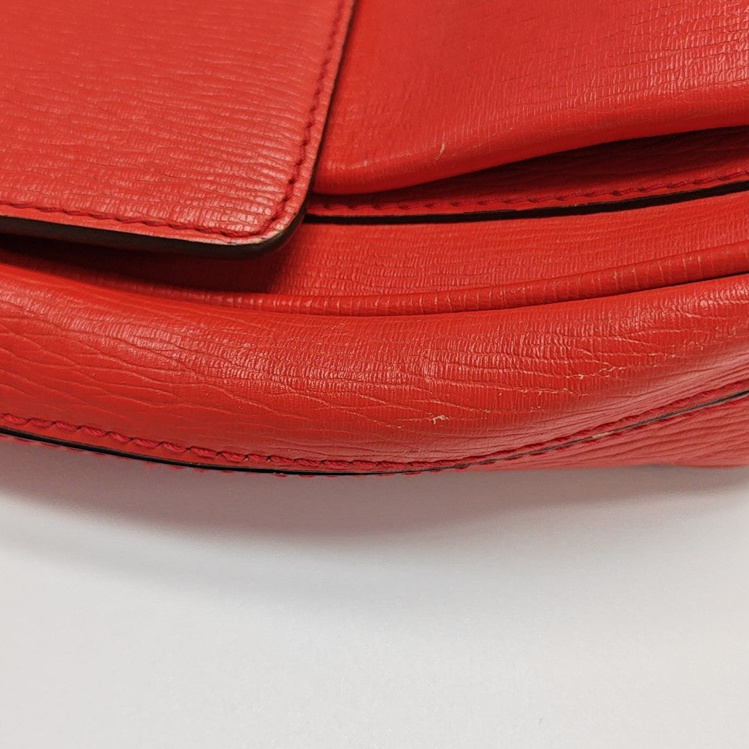 Calfskin Shoulder Bag Red