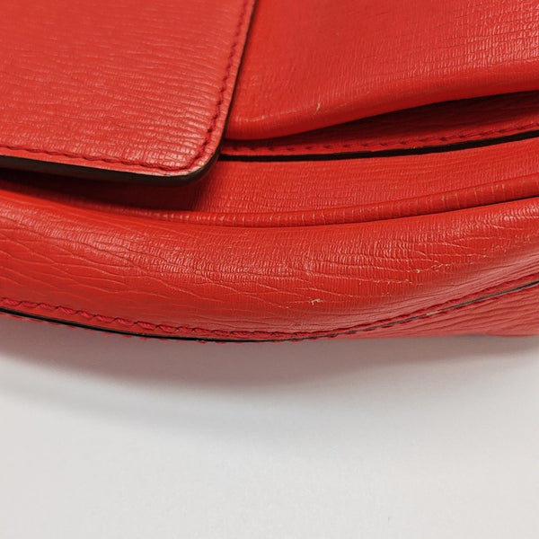 Calfskin Shoulder Bag Red