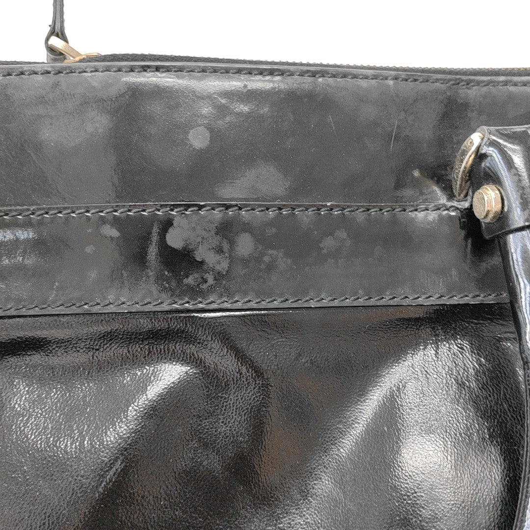 Abbey Patent Leather Black