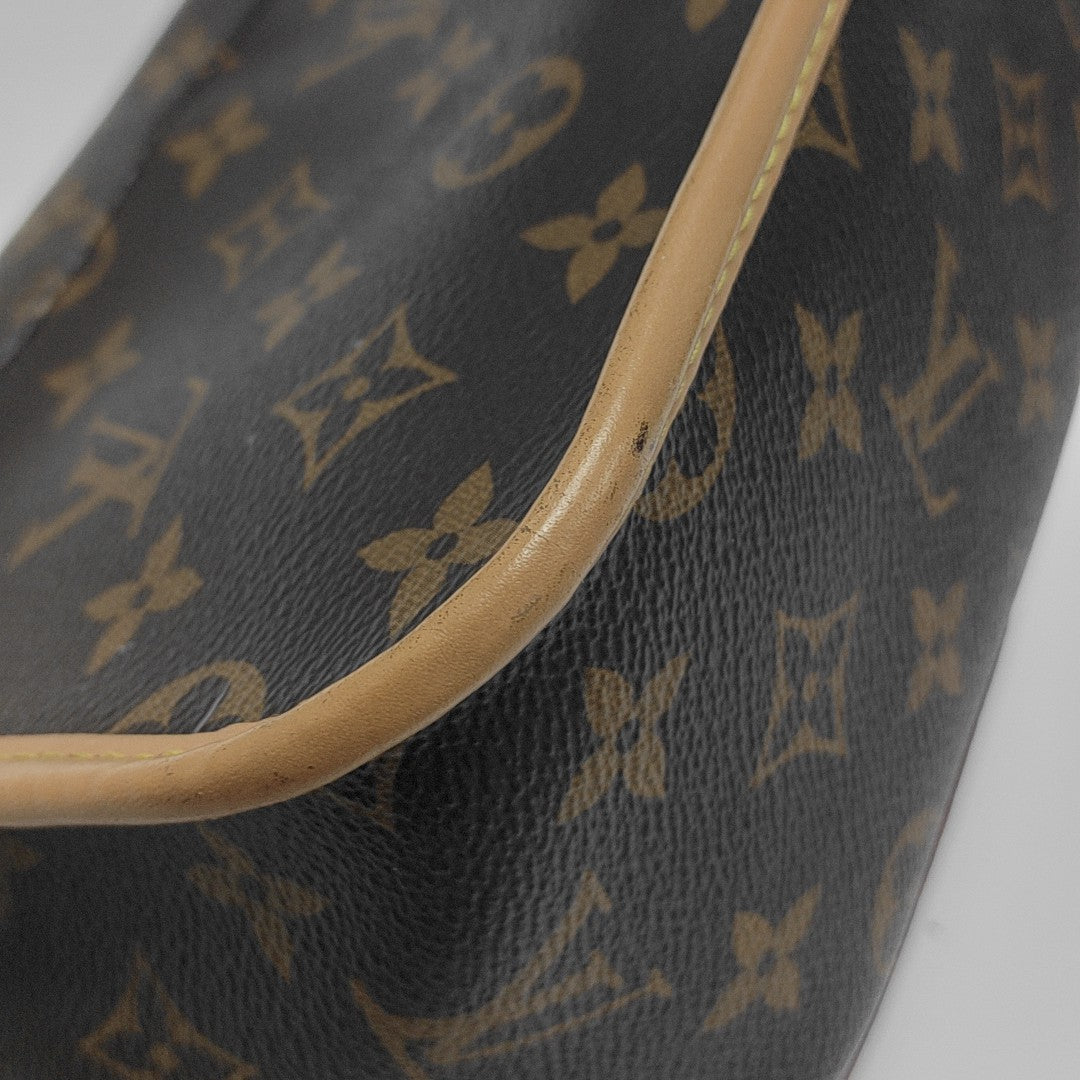 DIANE Monogram Coated Canvas Brown