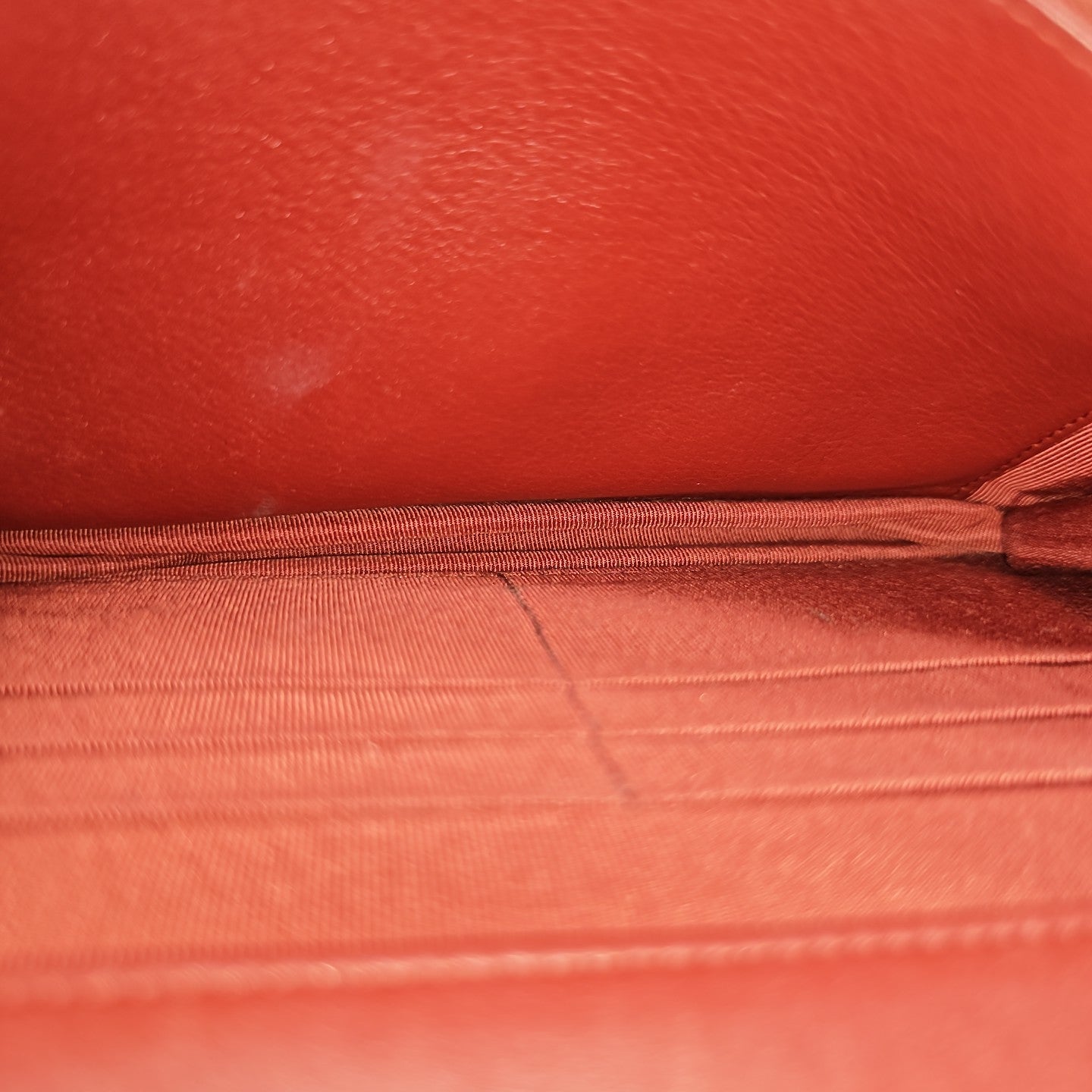 2.55 WOC Quilted Calfskin Red