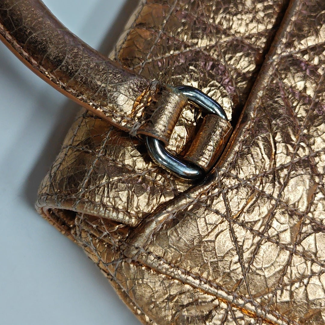 Stardust Small Cannage Calfskin Rose Gold