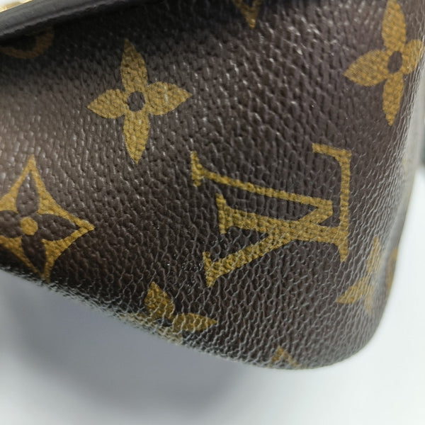 PASSY Monogram Coated Canvas Brown