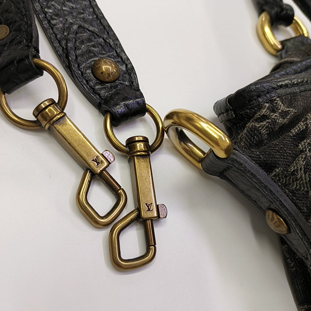 NEO CABBY Monogram Canvas Black