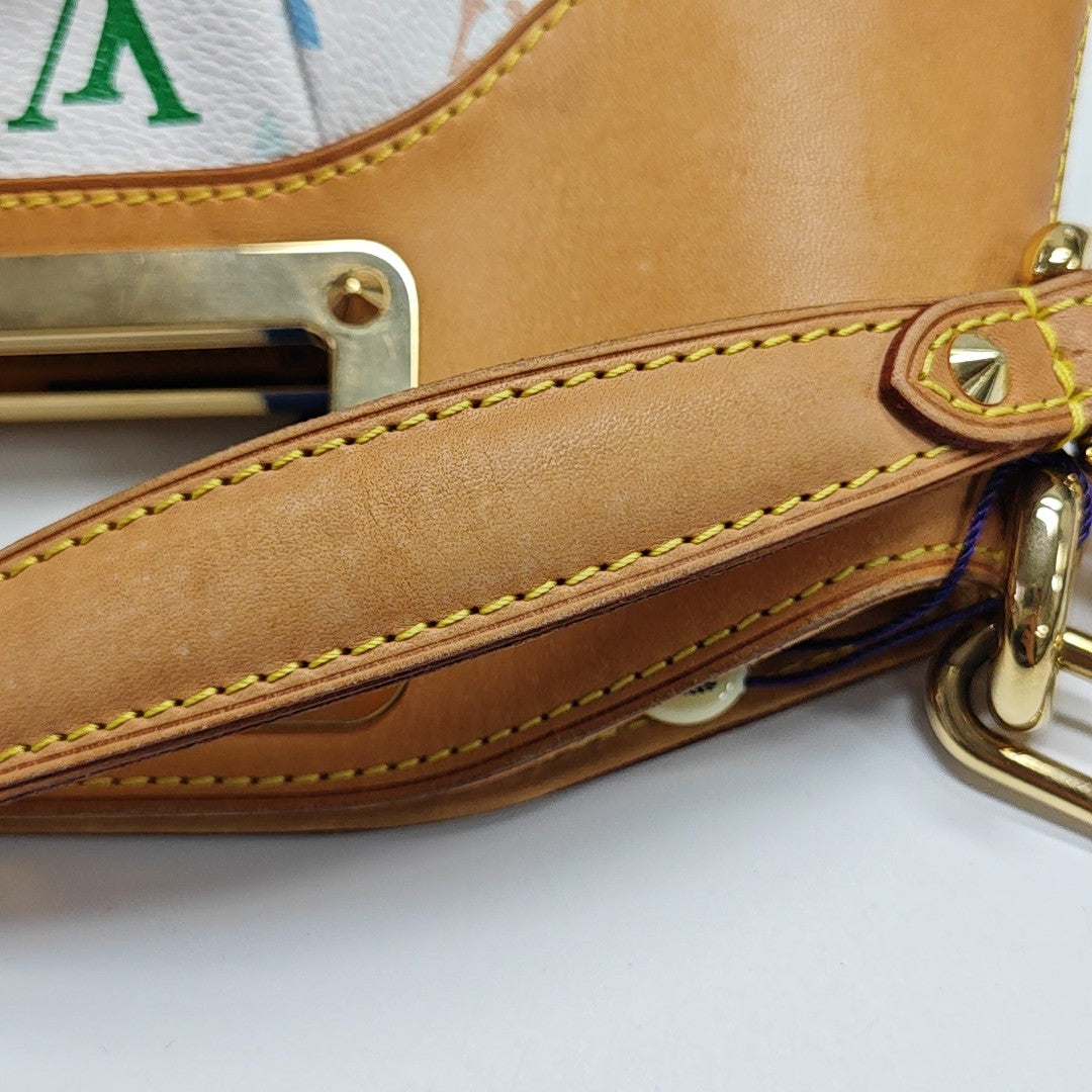 LV × TM JUDY PM Monogram Coated Canvas White