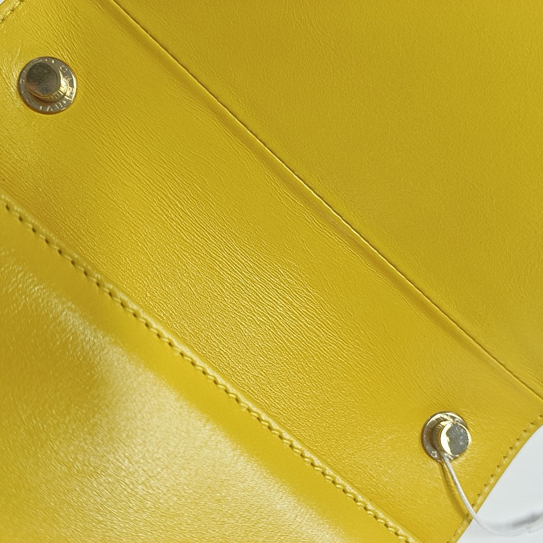 BVLGARI Calfskin Yellow