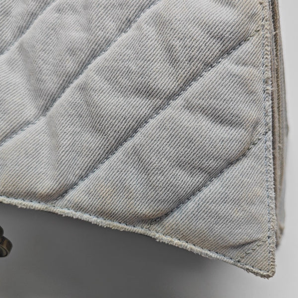 Crush Medium Quilted Denim Blue