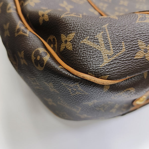 GALLIERA GM Monogram Coated Canvas Brown