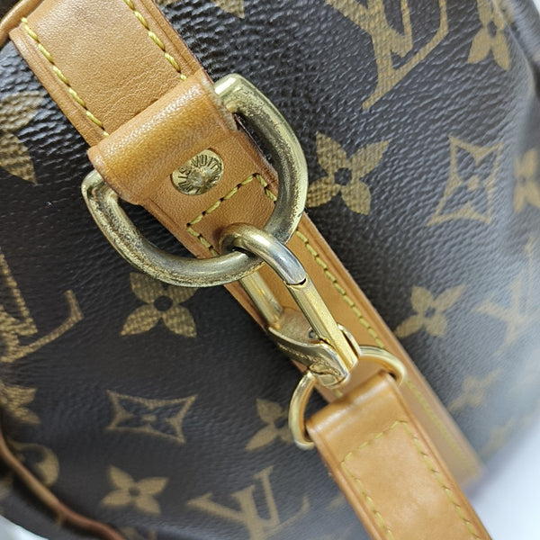 SPEEDY 30 Monogram Coated Canvas Brown