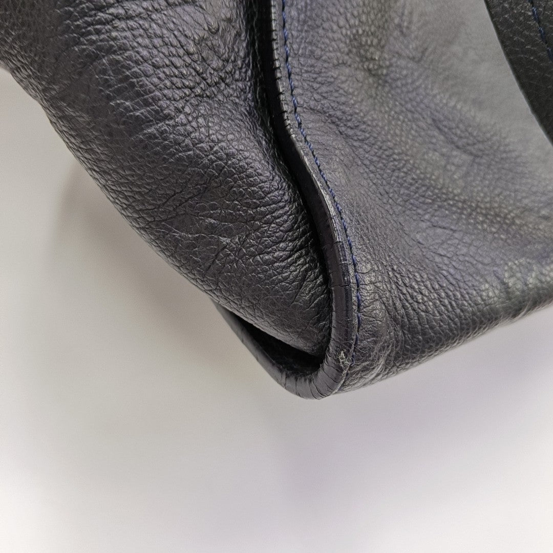 LUMINEUSE Monogram Calfskin Black