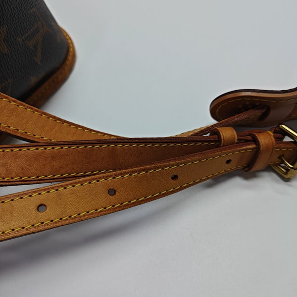 SOLOGNE PM Monogram Coated Canvas Brown