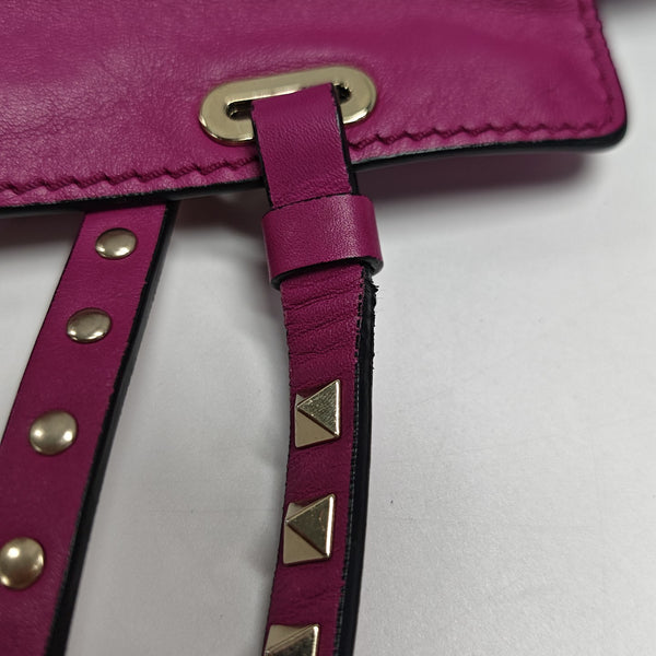 Rockstud Calfskin Purple