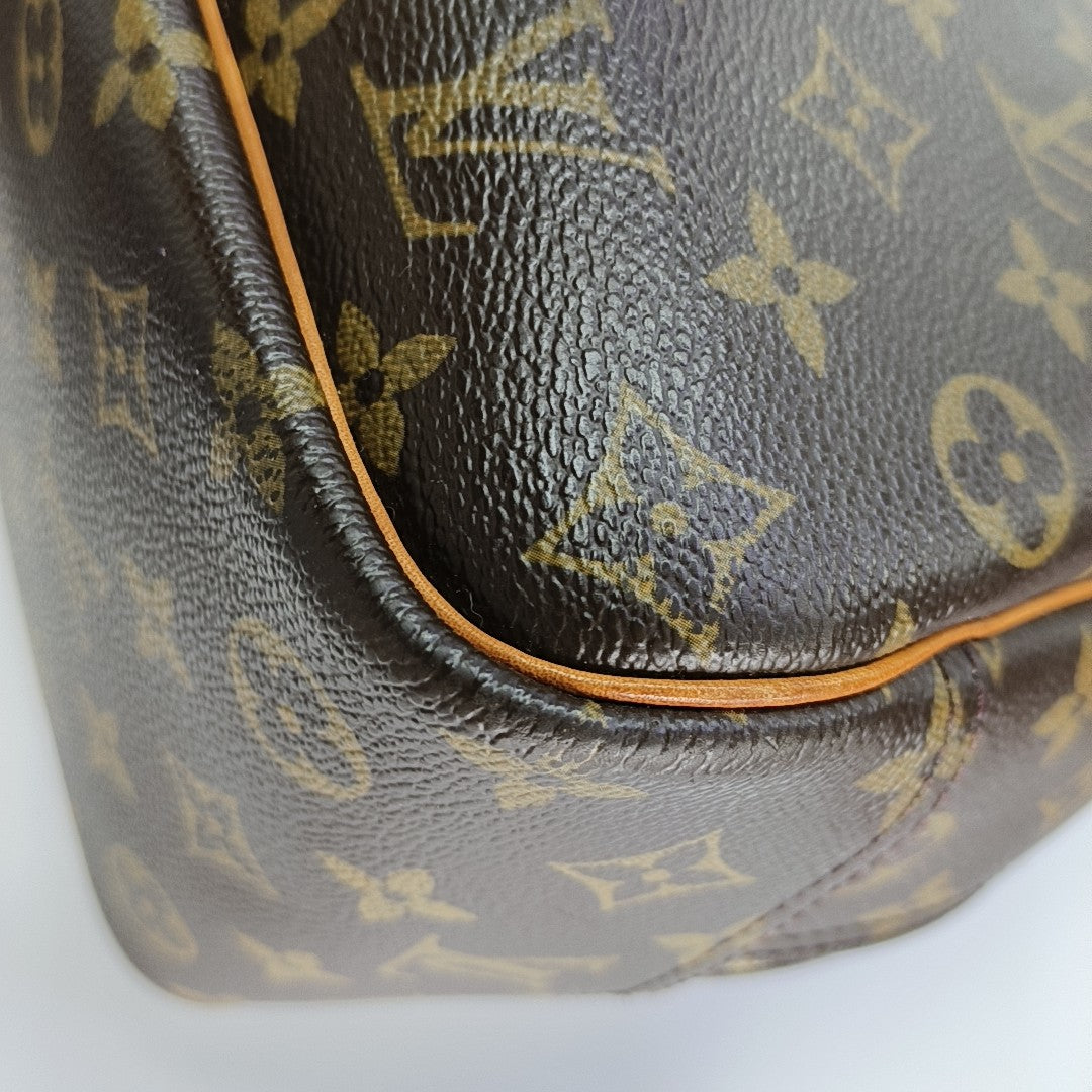 DEAUVILLE GM Monogram Coated Canvas Brown
