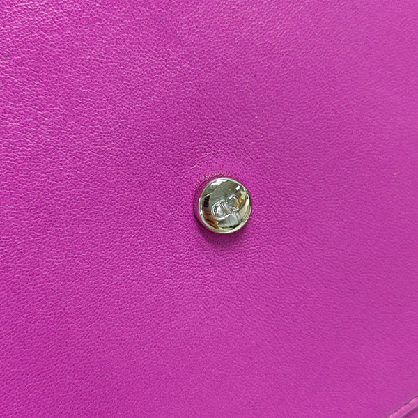 Cannage Calfskin Shoulder Bag Pink