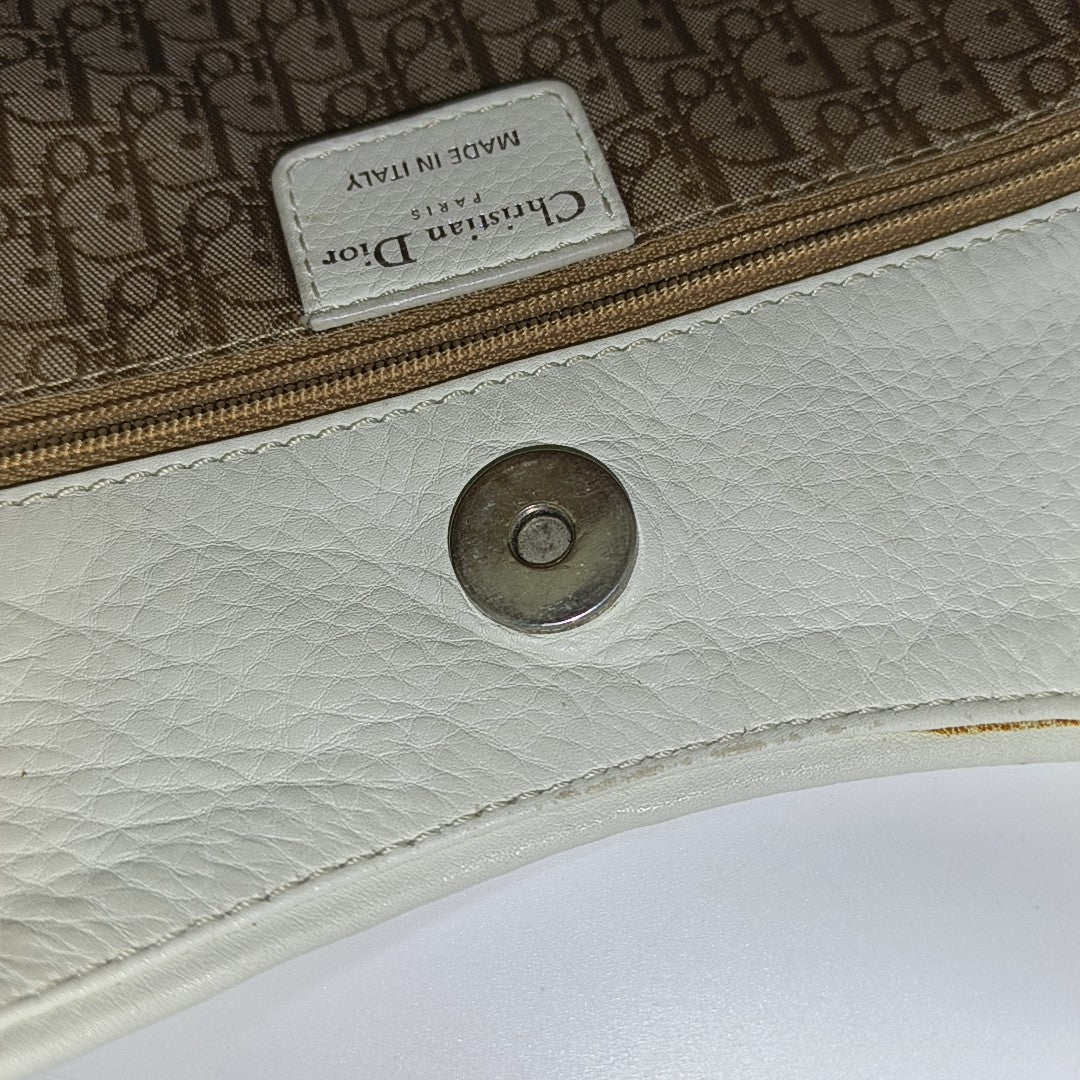 Calfskin Top Handle Bag White