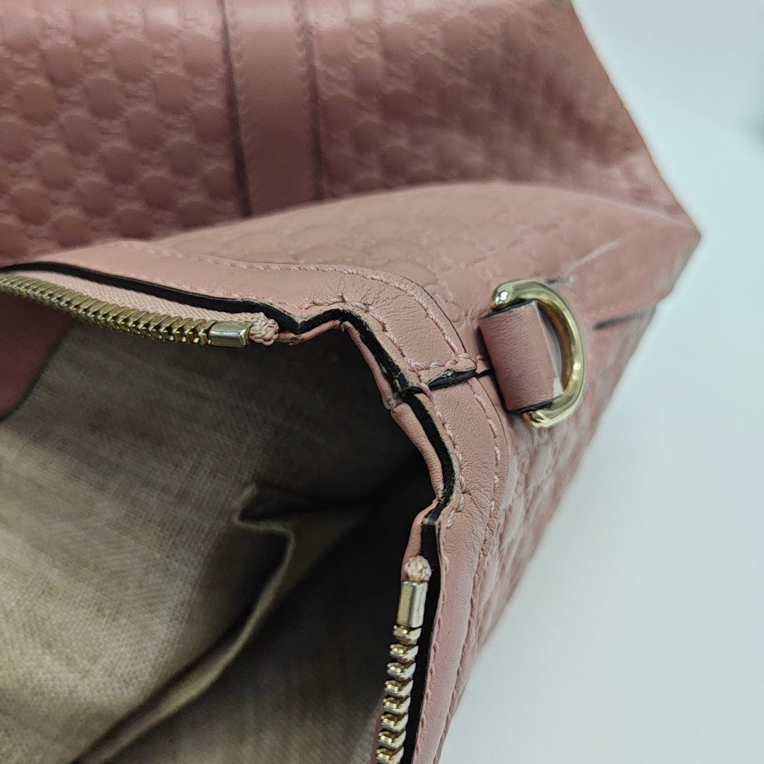Microguccissima Monogram Calfskin Pink