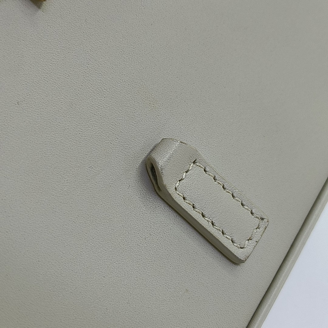 LE 5 À 7 Mini Calfskin White