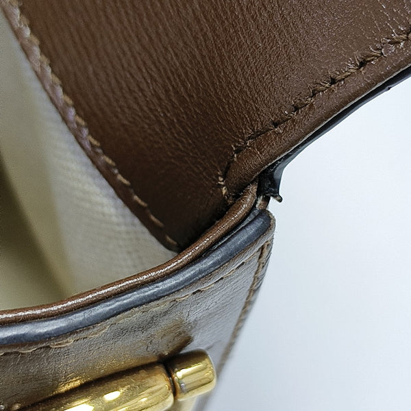 Horsebit 1955 Mini Coated Canvas Beige